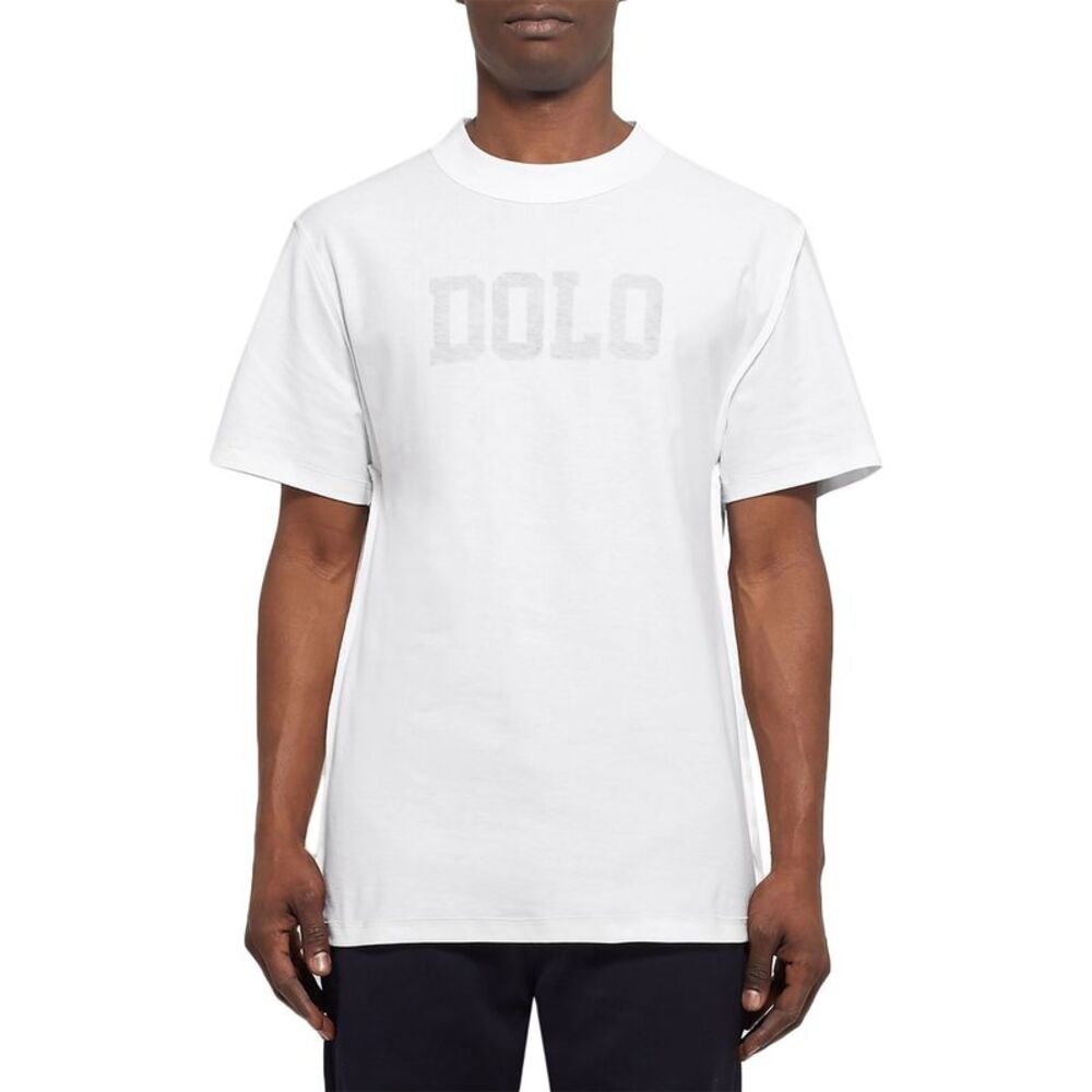 Public School Mens Landon Printed Cotton Jersey T-Shirt Small White